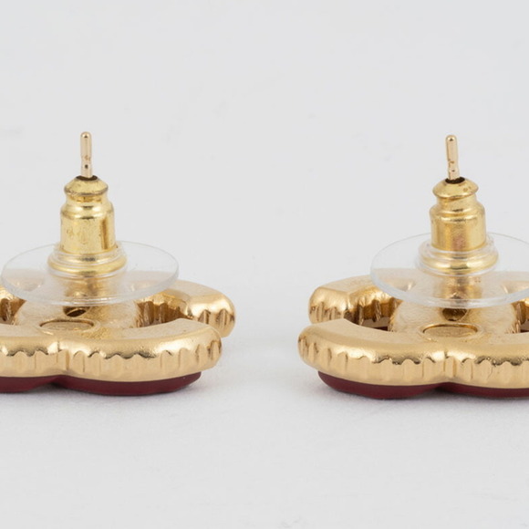 CHANEL Red Earrings - Picture 5 of 11